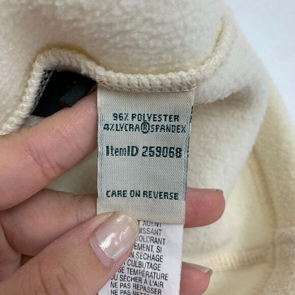 LL Bean Mountain Fleece Vest Womens S Butter Full Zip Polartec Stand Up Collar - Picture 10 of 14